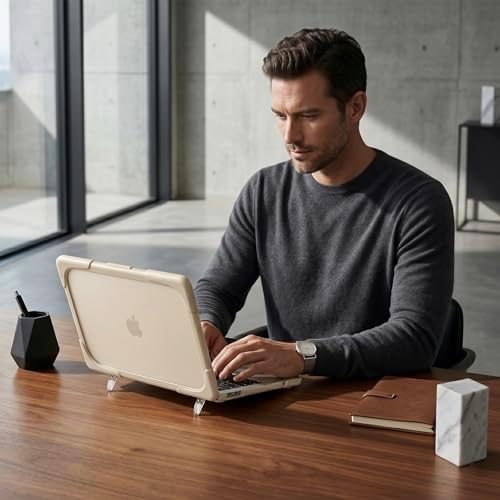 Batianda Heavy Duty Case for MacBook Neo 13 Inch 2026, Rock Gray