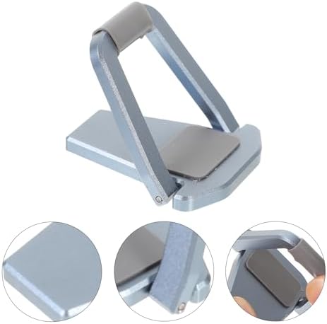 OSALADI Aluminum Alloy Laptop Riser Cooling Stand for Desk Use Ventilated Airflow Laptop Holder Compatible with MacBook and Notebook Computers Random Color