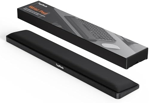 Cooling Gel Keyboard Wrist Rest, Ergonomic 17.13” Full-Size Wrist Support