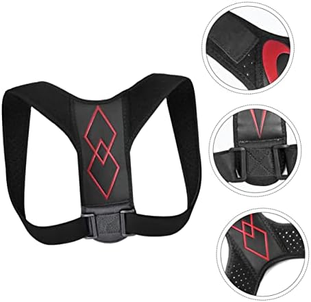 KOMBIUDA Adjustable Invisible Back Brace Posture Corrector for Men Women Ergonomic Design for Spine Alignment Suitable for Indoor Outdoor Use Comfortable and Durable Materials