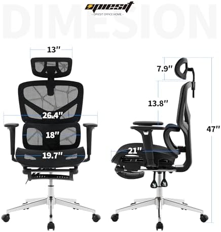 Ergonomic Office Chair, Mesh Computer Chair