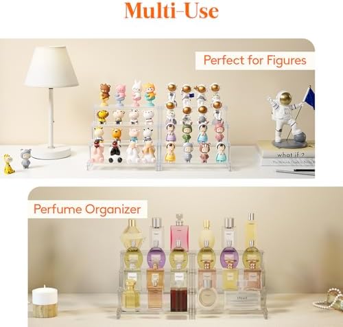 Lifewit Perfume Organizer, Cologne Stand Tool-Free Assembly, 9", 2 Pcs