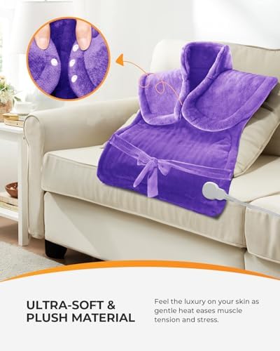 CooCoCo FSA Eligible Back Heating Pads for Women Grandma, Purple