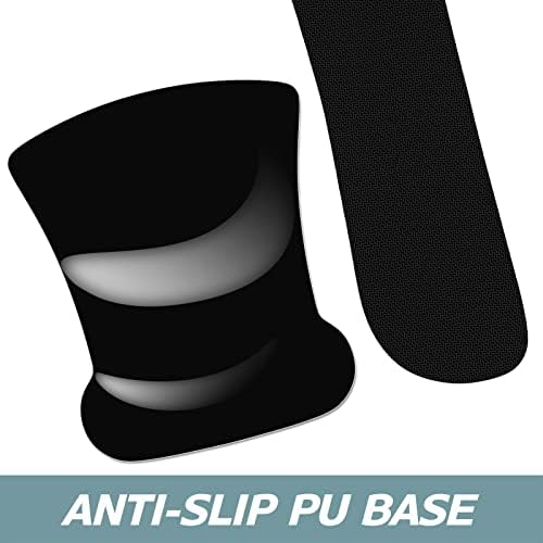 ITNRSIIET Mouse Pad Wrist Support Keyboard Wrist Rest Pad Ergonomic Mousepad Non-Slip Memory Foam Keyboard Pad Easy Typing Pain Relief Perfect for PC Laptop Gaming Office, Blue Abstract Marble