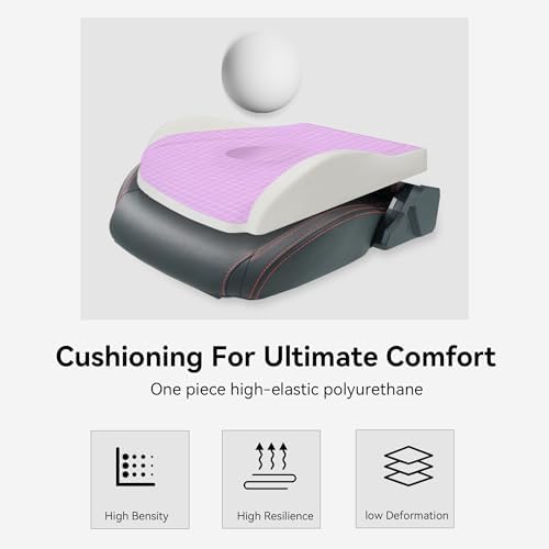 Gaming Chair 4D Adjustable Armrests - 170° Reclining & 320lb Capacity, High Back Ergonomic Computer Chair with Lumbar Support, Headrest & Lumbar Pillow