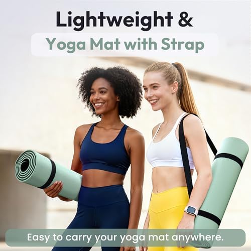 Umineux Non Slip Yoga Mat 72"x24" Exercise & Fitness Mat For Women and Men