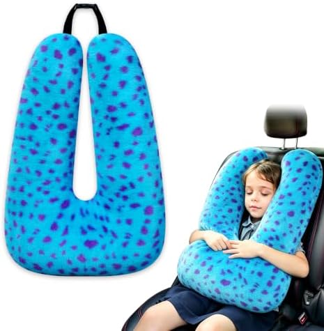 Atablyn Travel Pillow for Kids & Adults, U-Shaped Car Pillow for Long Road Trips, Neck and Head Support Pillow for Back Seat Travel, Airplane Travel Essentials