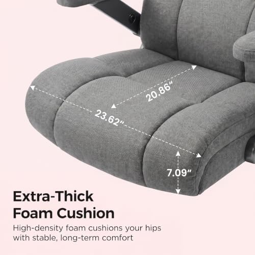 Big and Tall Office Chair with Massage and Heat