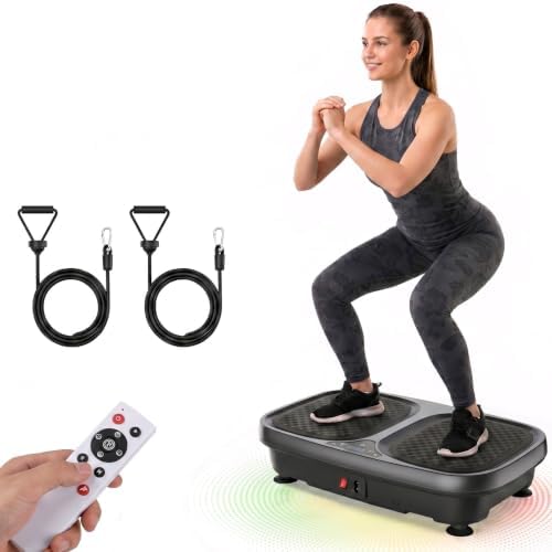 NEWBULIG Vibration Plate Exercise Machine Body Shaker for Home Office