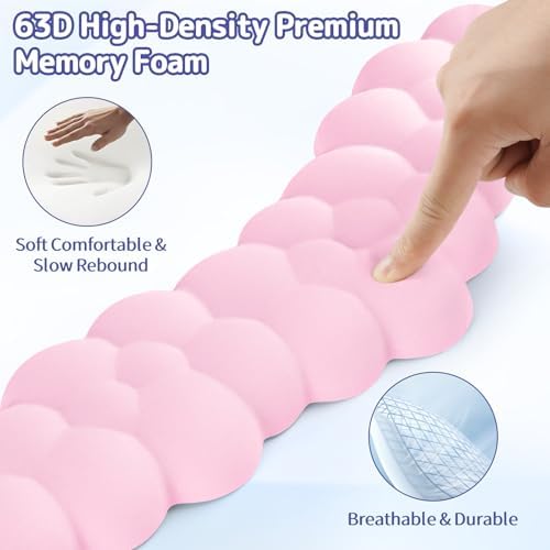 Sushret Cloud Wrist Rest for Keyboard and Mouse, Cloud Keyboard Wrist Rest