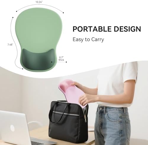 Ergonomic Mouse Pad with Wrist Rest Cute Mousepad Wrist Support