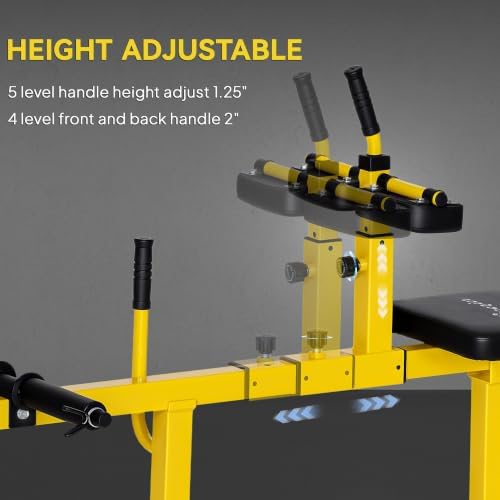 Soozier Seated Calf Raise Machine for Home Gym Waist Arm Training