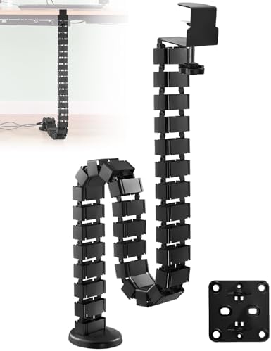 Desk Vertebrae Cable Management Spine Kit Fit for Sit Stand Desk