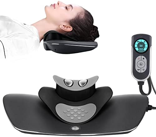 Cervical Traction Device, Neck Stretcher with Heat & Electrotherapy