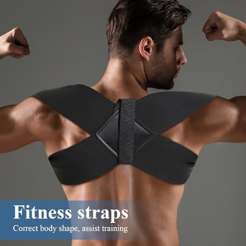 OLITE Fitness Heavy Shoulder Straps,Bench Press & Shoulder Training Assist Straps, Chest-Opening & Back-Straightening Support,Open Shoulder Assist Straps Shoulder