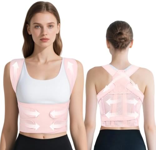 Back Brace Posture Corrector for Women and Men, Back Shoulder Support Belt