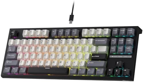 RK ROYAL KLUDGE C87 Hall Effect Mechanical Gaming Keyboard, Magnetic Switch