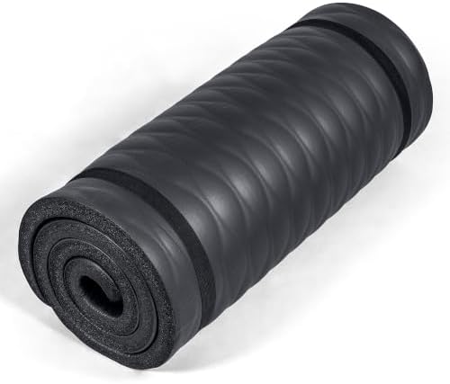 Tone Fitness 1" Extra Thick Yoga Mat, Exercise & Pilates Mat with Strap