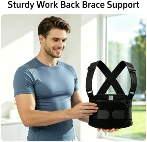 Work Back Brace for Men and Women Posture Corrector Lower Back Support
