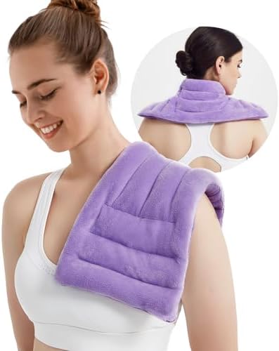 Microwave Heating Pad for Pain Relief, 8 x 18 Purple