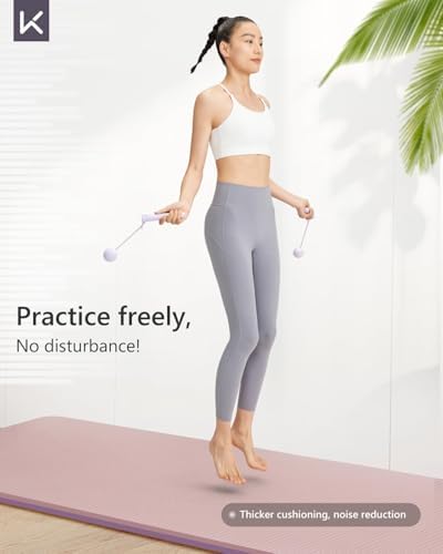KEEP 72" x 24" Yoga Mat, 7mm Thick Non Slip TPE Mat