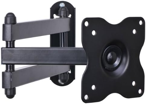 VideoSecu ML12B TV LCD Monitor Wall Mount Full Motion 15 inch Extension Arm Articulating Tilt Swivel for Most 19"-31" LED TV Flat Panel Screen with VESA 100x100, 75x75 1KX