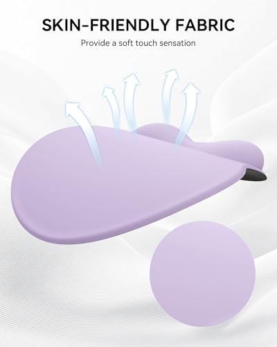 Mouse Pad with Wrist Rest for Desktop Large Ergonomic Mouse Mat(Lavender)