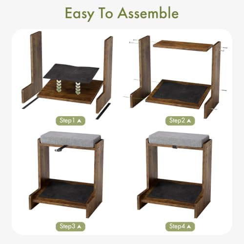 Adjustable Double Step Foot Rest Under Desk