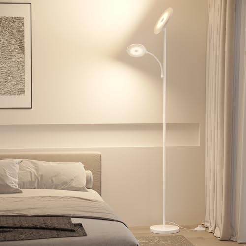 SUNMORY Floor Lamps for Living Room，LED Standing Lamp with Remote Control