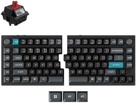 Keychron Q11 Ultra 8K 75% Wireless Custom Split Mechanical Keyboard, Black