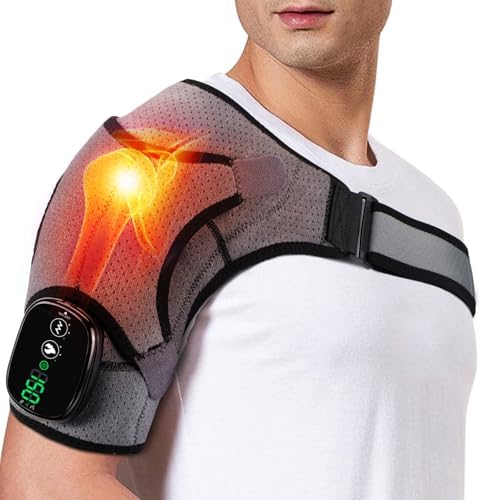ERHIVORA Shoulder Heating Pads for Rotator Cuff Pain, Heated Shoulder Wrap Brace for Men Women