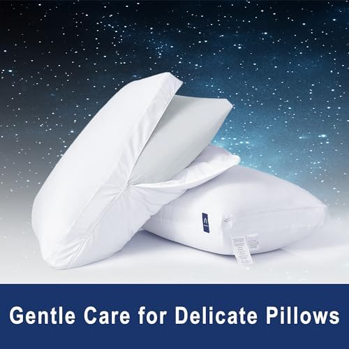 ACCURATEX Fluffy Queen Pillow Cover, Revive Old Flat Pillows, Cotton