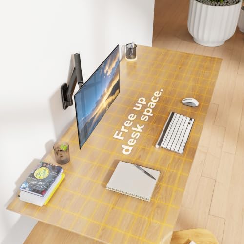 Mount-It! Monitor Wall Mount with Gas Spring Arm