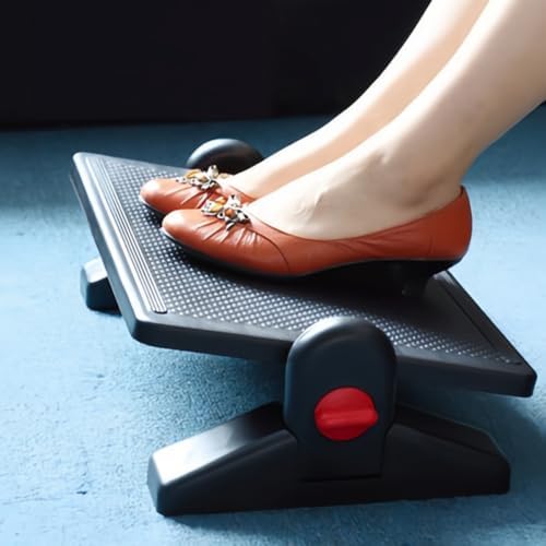 Adjustable Office Foot Rest Under Desk, Ergonomic Foot Stool for Work