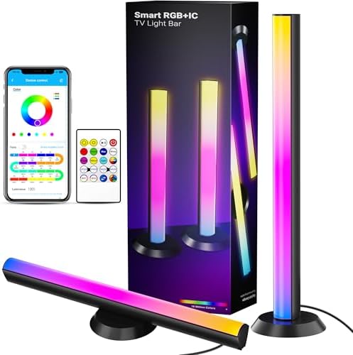 TJOY Smart Light Bar, RGB Desk Lights for Gaming, TV Backlight, Music Sync