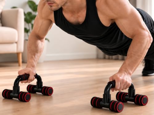 Push Up Bar,Portable Push up Handles for Floor,Strength Training Equipment with Non-Slip Ergonomic Grip,Sturdy Structure,Home Gym Equipment for Men Women Workout