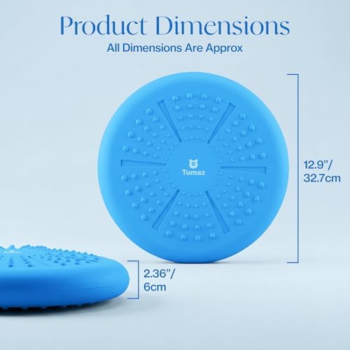 Tumaz Wobble Cushion Wiggle Seat Core Balance Disc with Pump