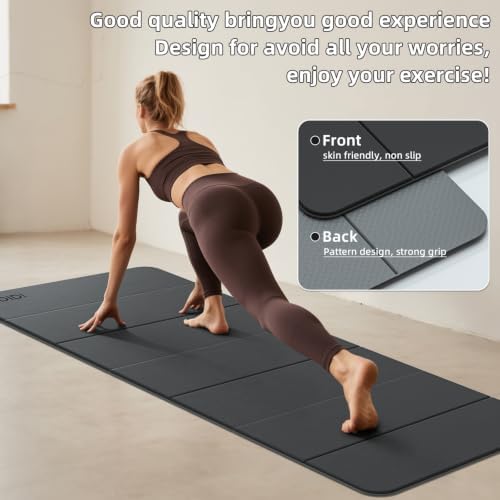 Foldable Yoga Mat Thick 0.32"(8mm)