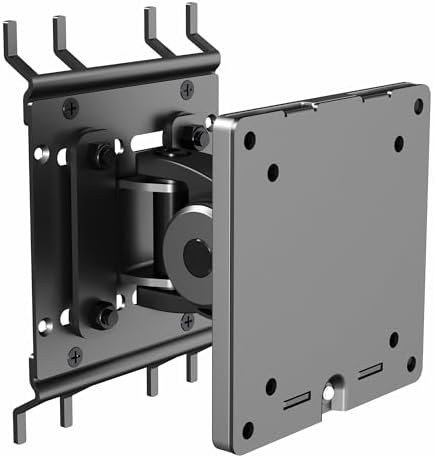 VIVO Black Single Monitor Pegboard Mount, Up to 49 in Ultrawide, MOUNT-PB1U
