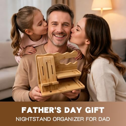 Desk Organizer Gifts for Men Women Dad Wife Husband Boyfriend