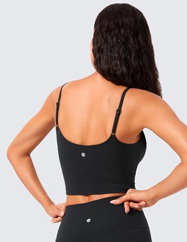 CRZ YOGA Butterlift Scoop Neck Crop Tank Top