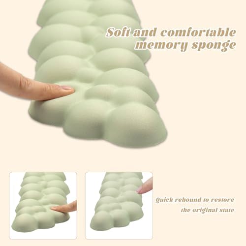 Cloud Keyboard Wrist Rest,Wrist Rest for Keyboard-Memory Foam,Green