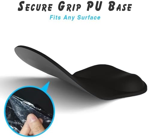 DEMON CHEST ErgoComfort Gel Wrist Rest Mouse Pad-Ergonomic Office Mousepad with Wrist Support-Non-Slip, Design Desk Accessories Mat for Home&Game Decor (02Pink Serenity)