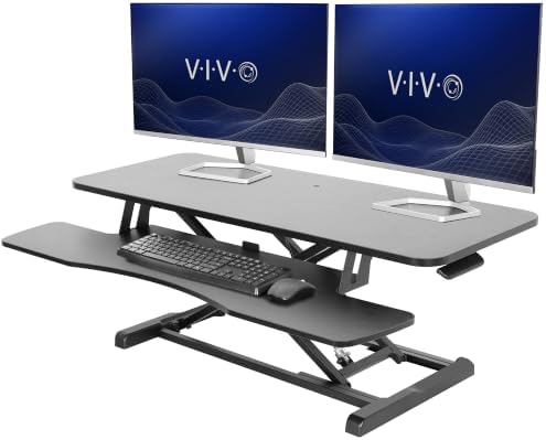 VIVO Black 42 in Standing Desk Converter, DESK-V042KB