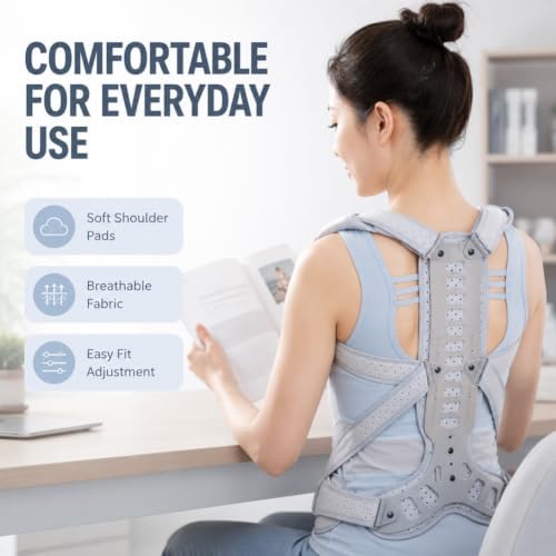 Scoliosis Back Brace, Lightweight Design, Posture Corrector Brace