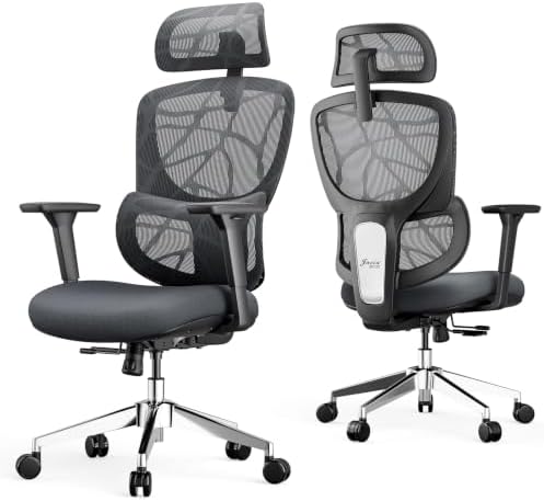Jacia House Ergonomic Office Chair with Lumbar Support 4D Arms Sliding Seat