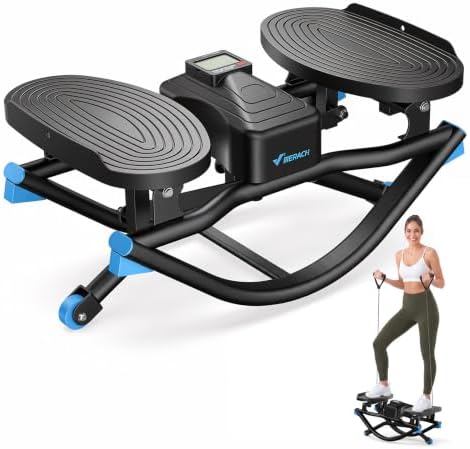 Merach Rocking Steppers for Exercise at Home, 3D Motion Stair Stepper