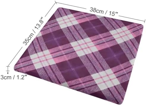 Funny Memory Foam Chair Pad for Adults Pink Violet White