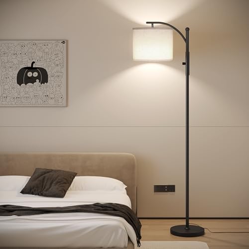 SUNMORY Dimmable Arc Floor Lamps for Living Room, Modern Floor Lamp