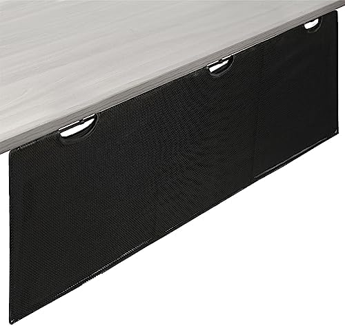 VIVO Black Under Desk 60 in Cable Management Sleeve, DESK-SKIRT-60